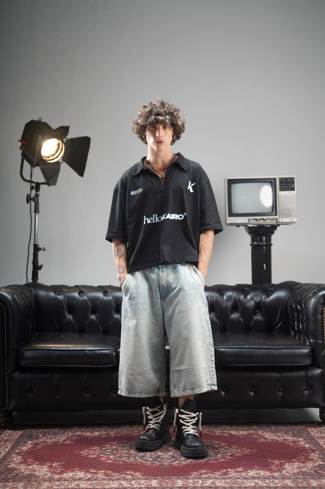 BERMUDA SUPER BAGGY “SNOW”