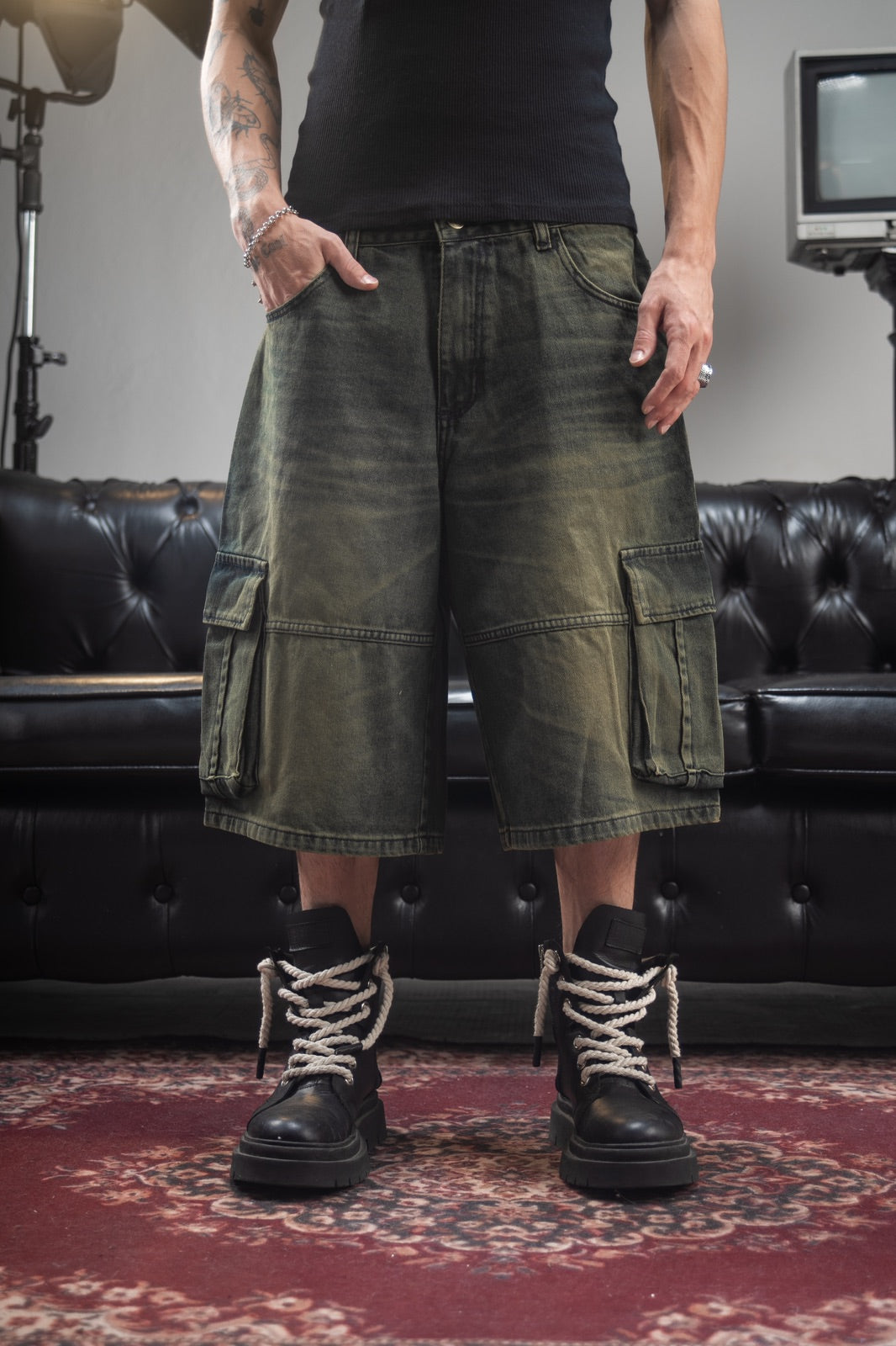 BERMUDA CARGO BAGGY ESMERALDA