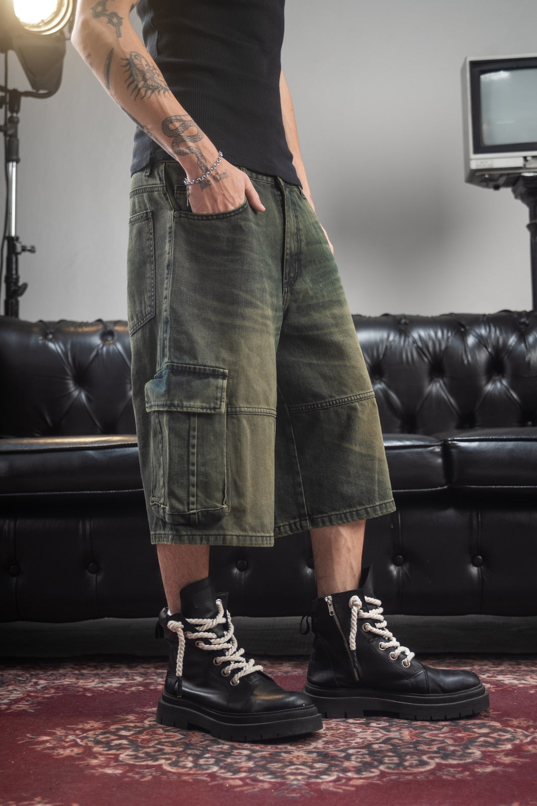 BERMUDA CARGO BAGGY ESMERALDA