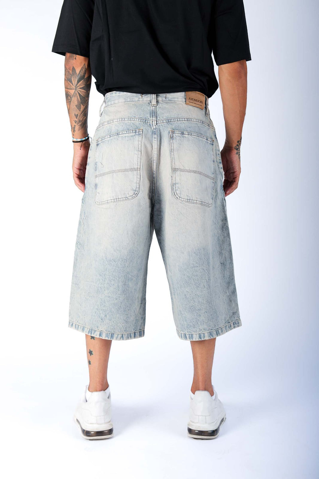 BERMUDA SUPER BAGGY “BREAK SNOW”