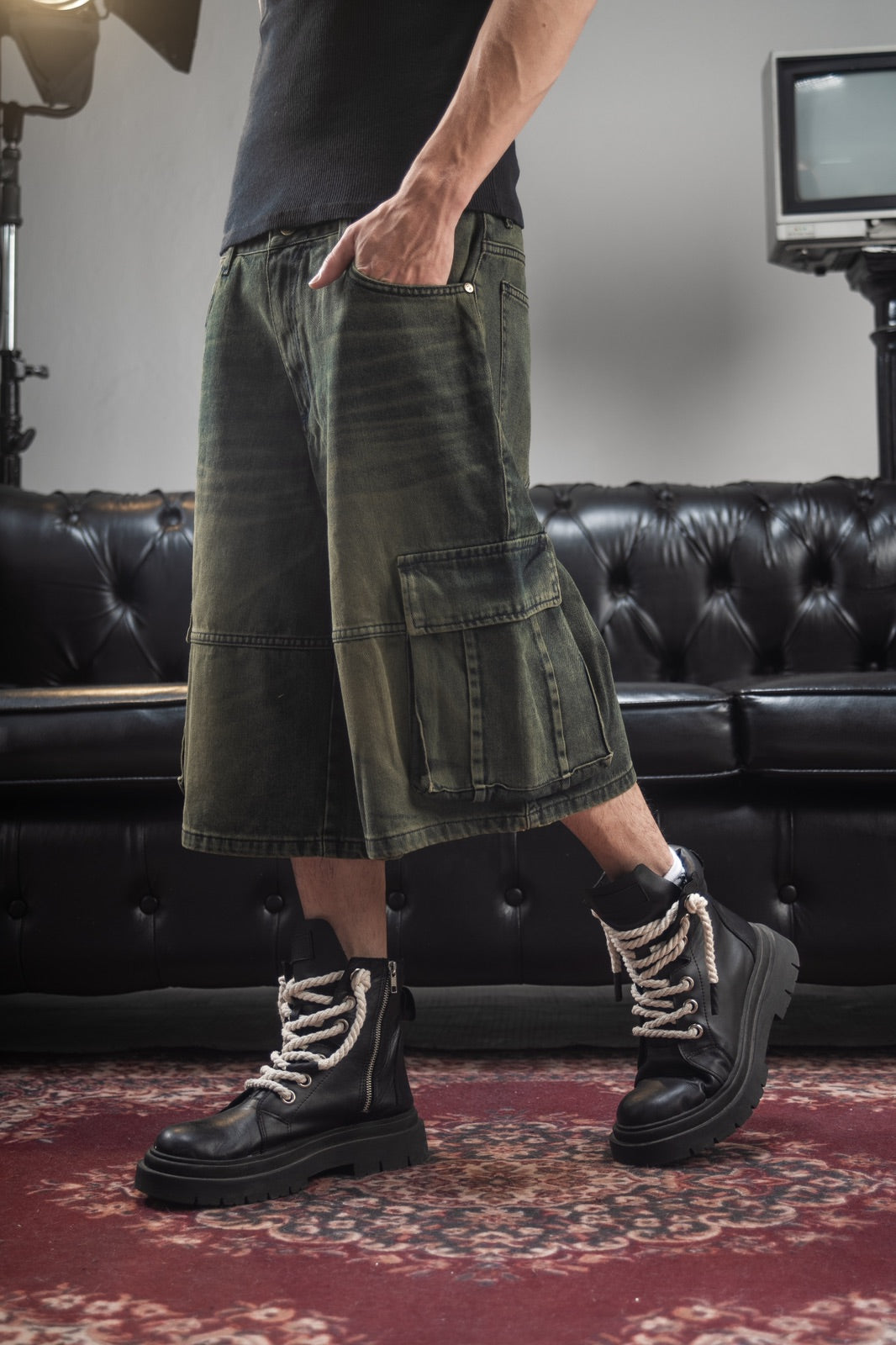 BERMUDA CARGO BAGGY ESMERALDA