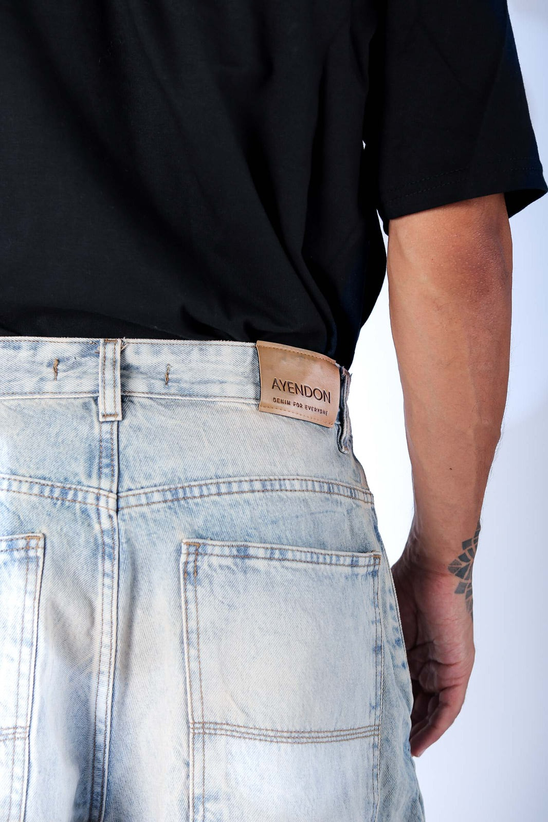 BERMUDA SUPER BAGGY “BREAK SNOW”