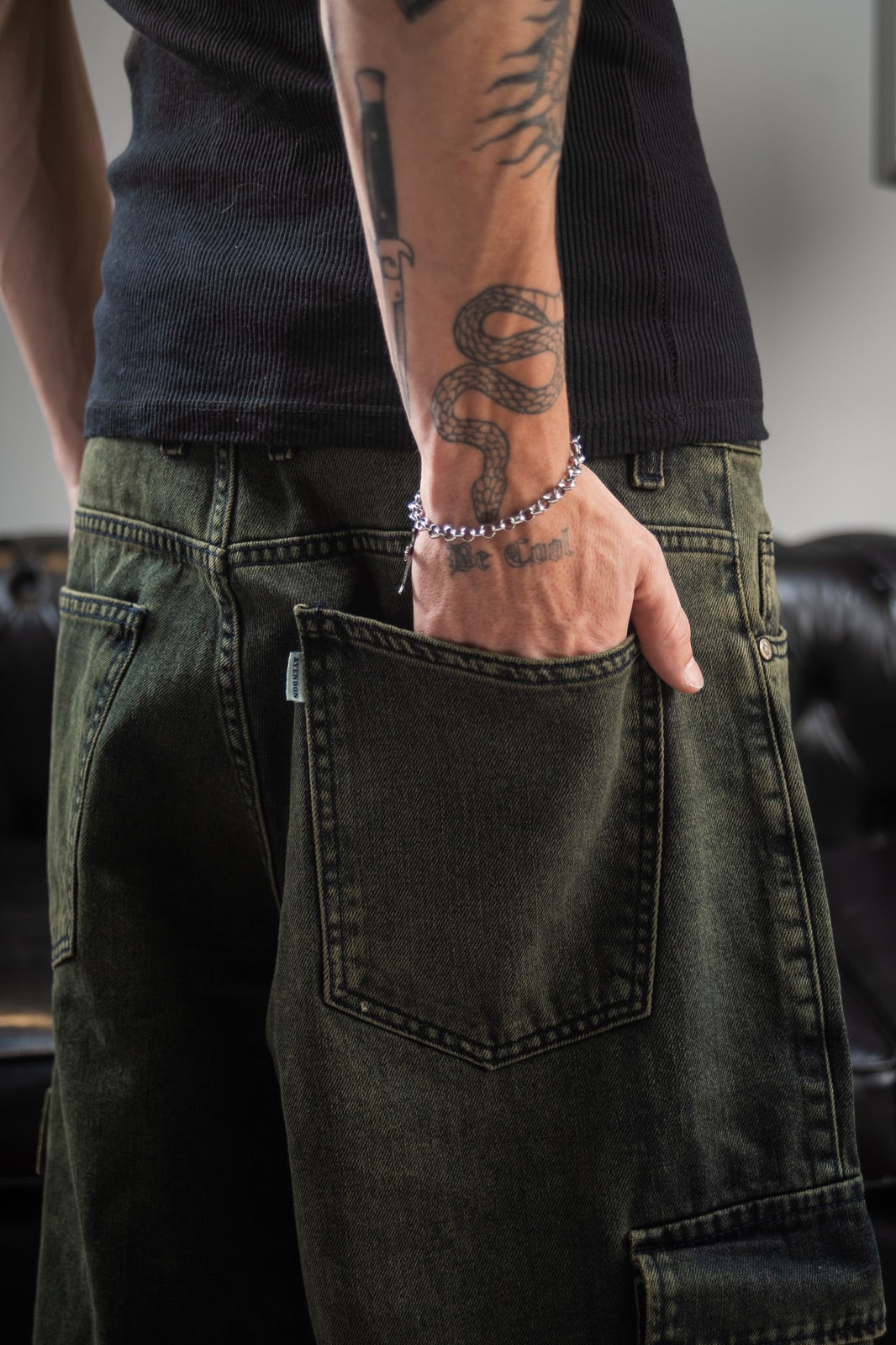 BERMUDA CARGO BAGGY ESMERALDA