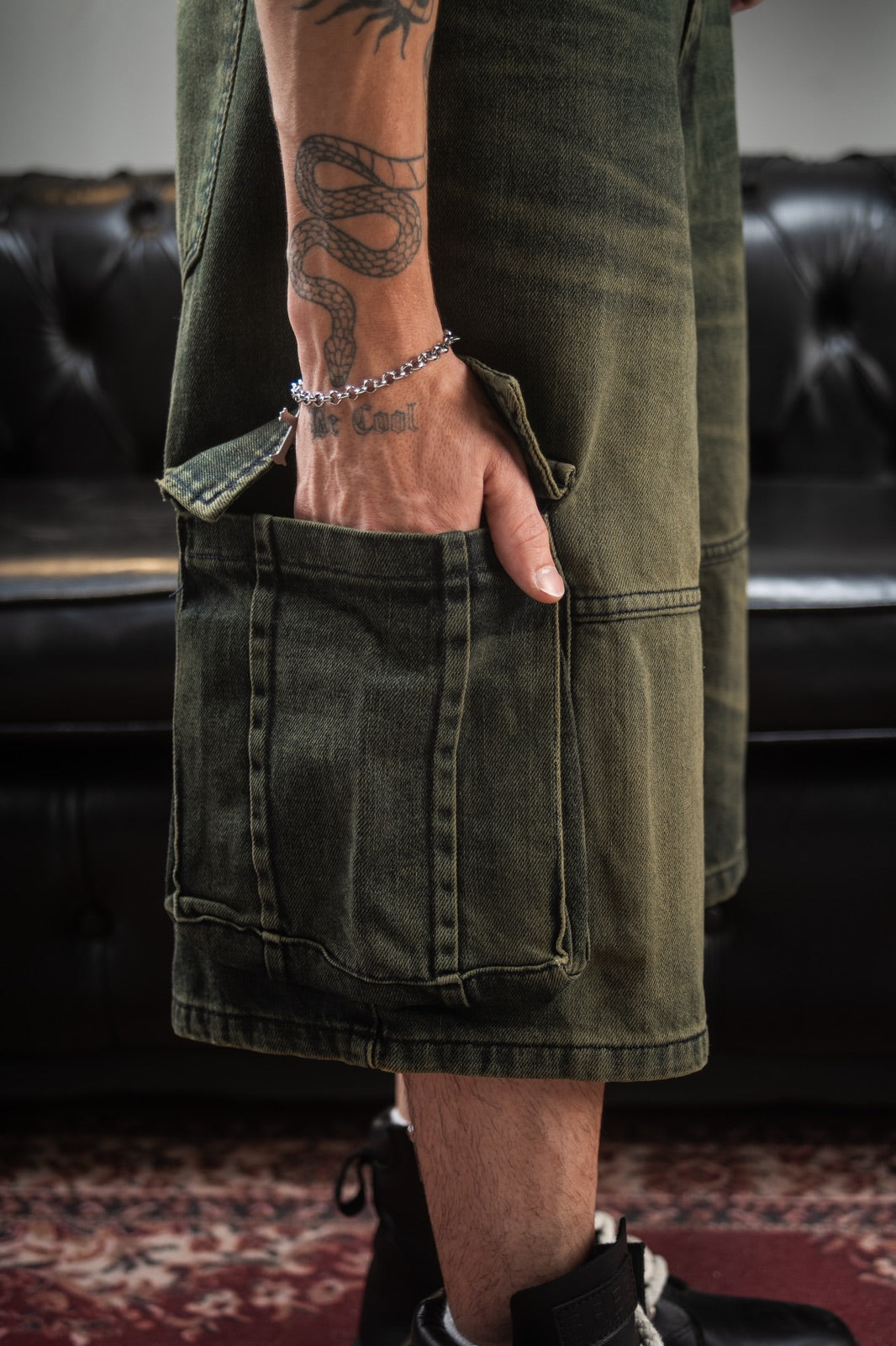 BERMUDA CARGO BAGGY ESMERALDA