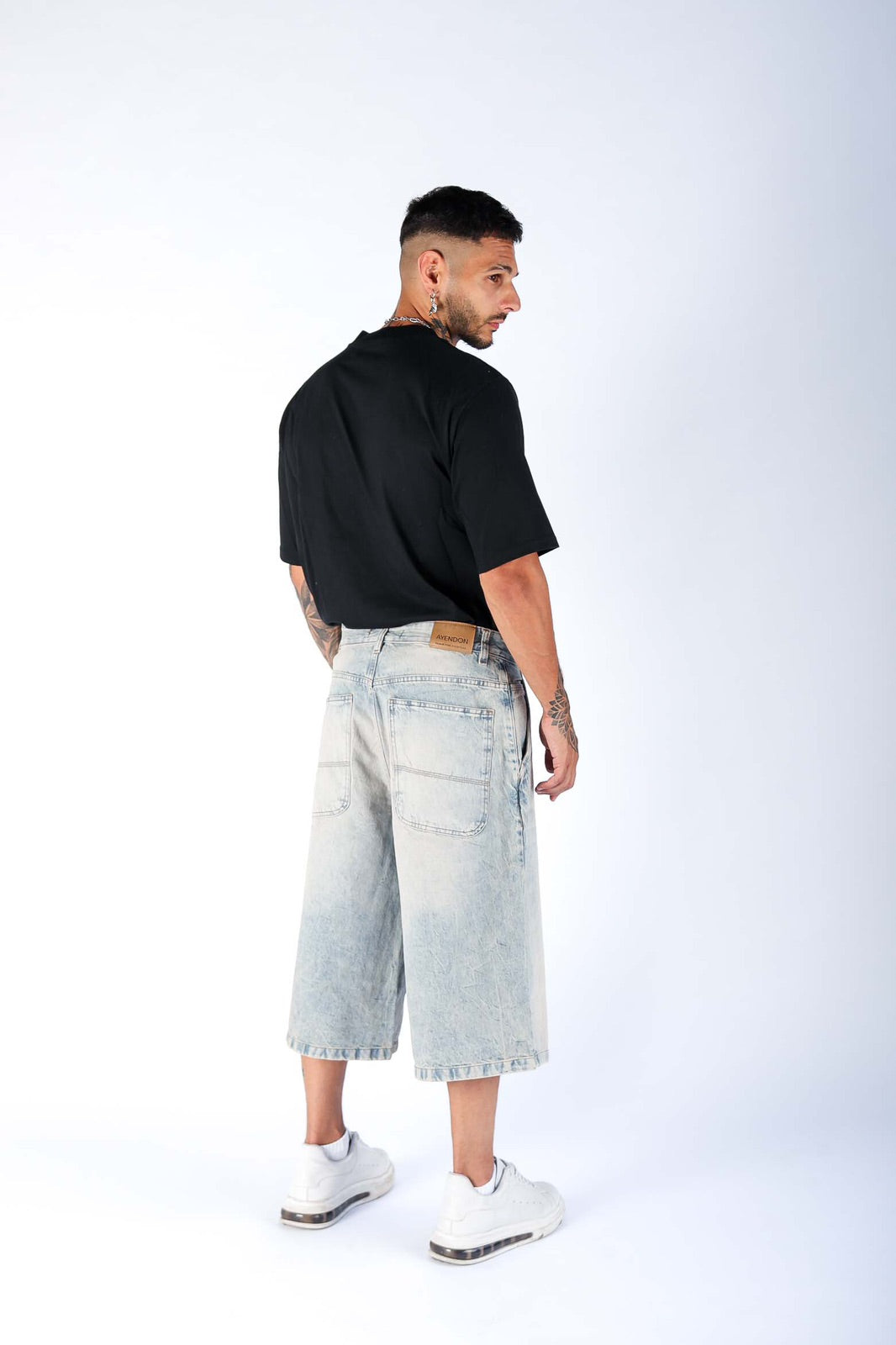 BERMUDA SUPER BAGGY “BREAK SNOW”