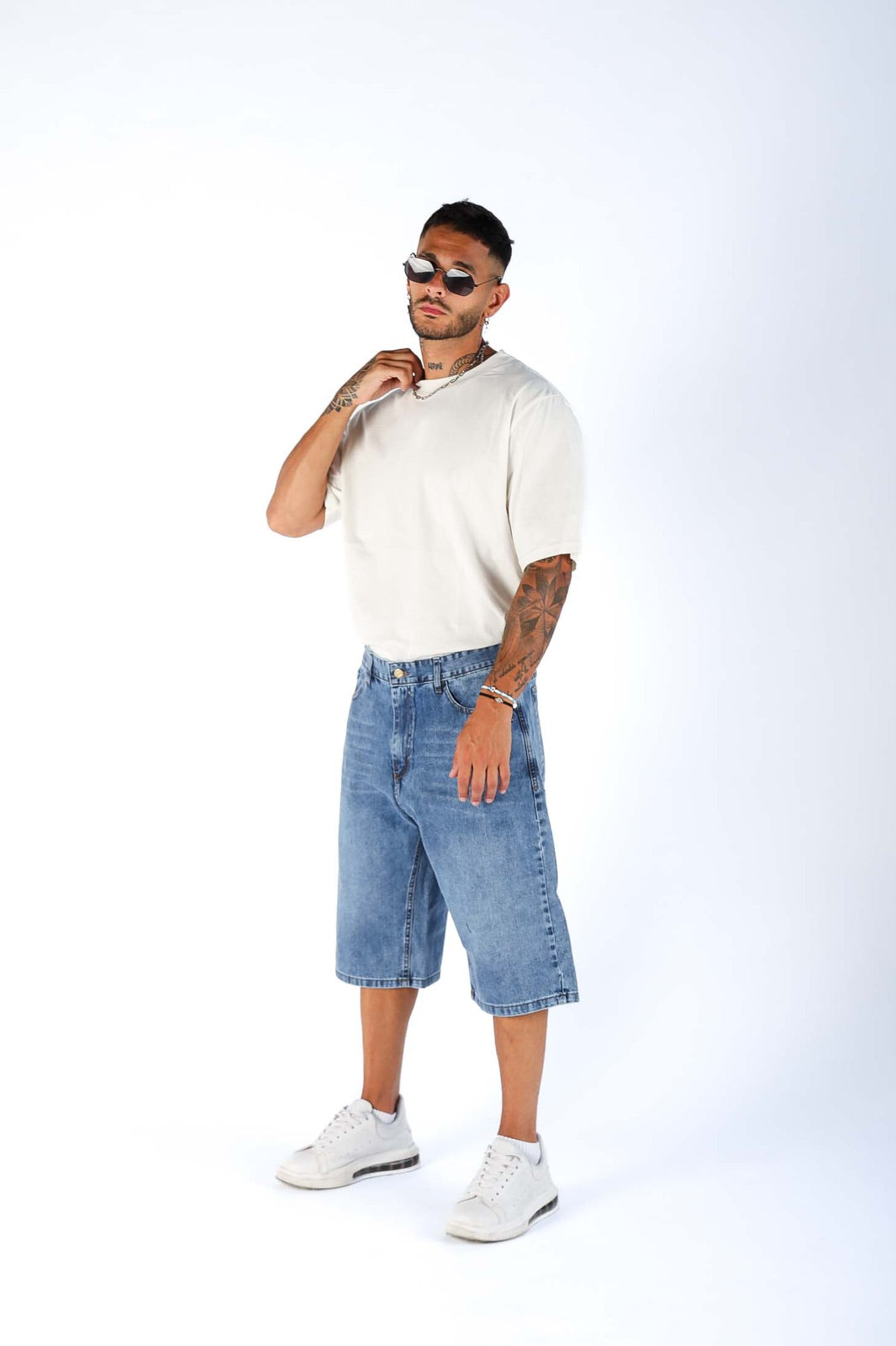 BERMUDA BAGGY “AQUA” v2