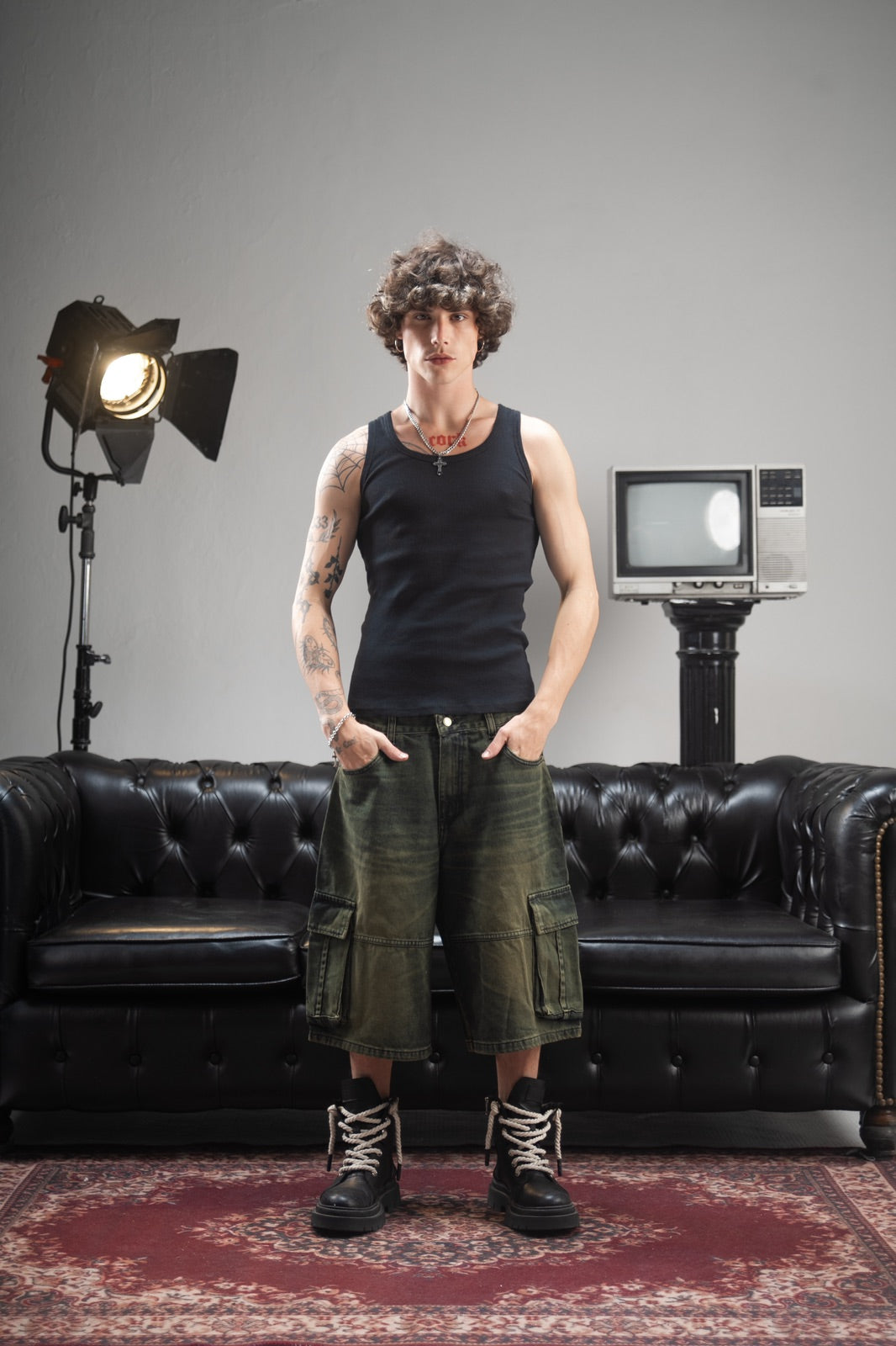 BERMUDA CARGO BAGGY ESMERALDA