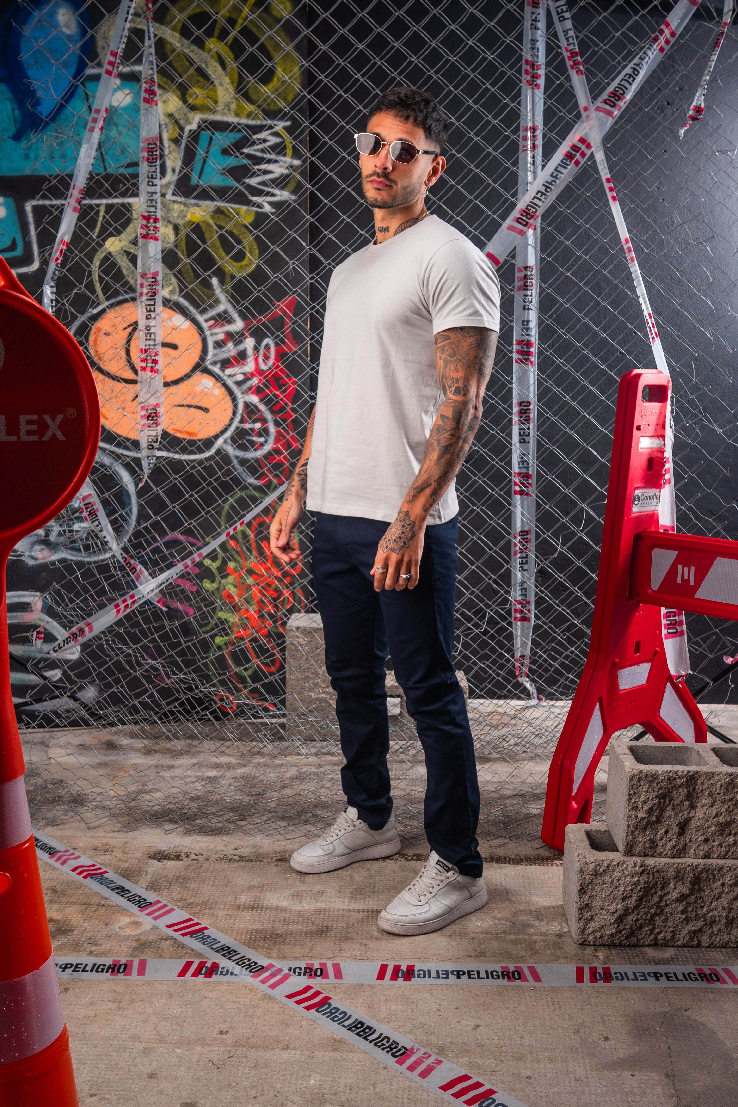 PANTALÓN CHINO AZUL SKINNY