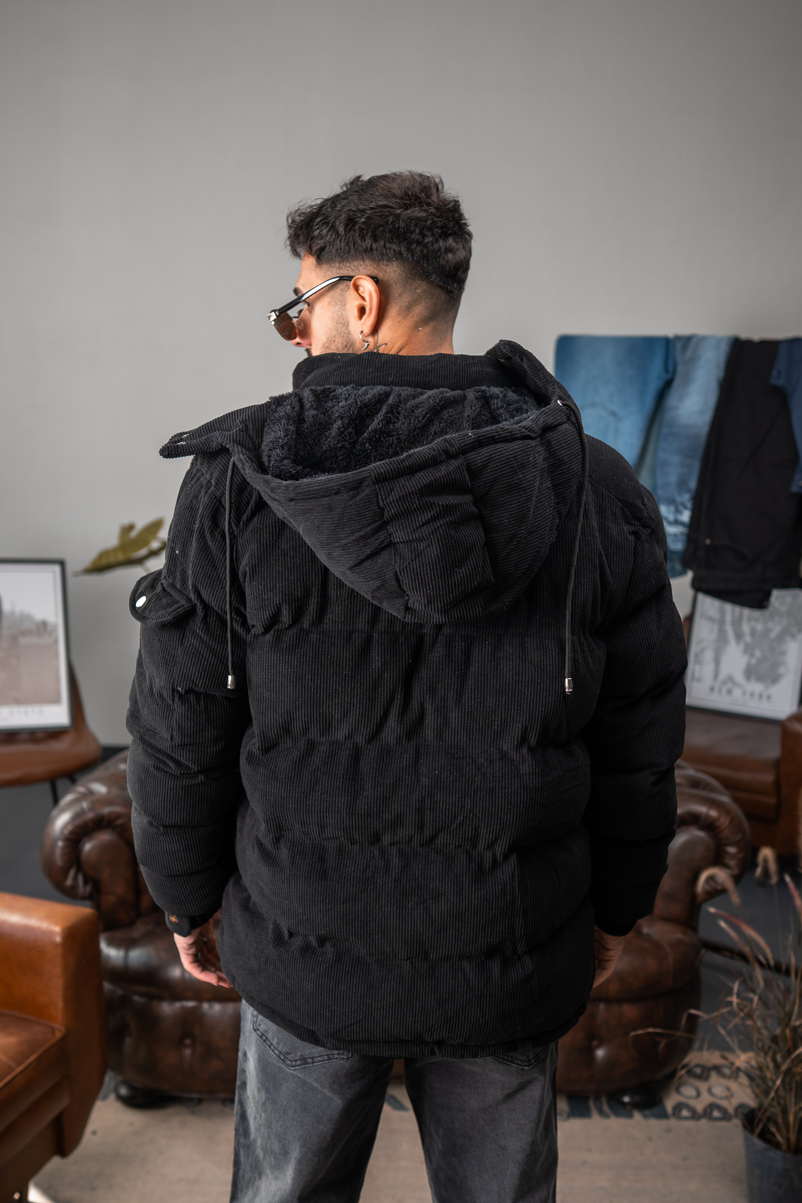 CAMPERA CORDEROY NEGRO
