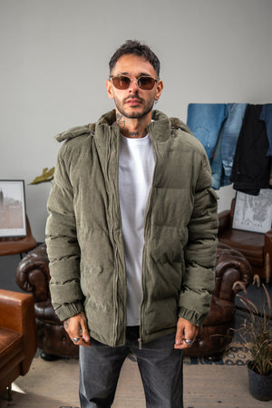 CAMPERA CORDEROY VERDE