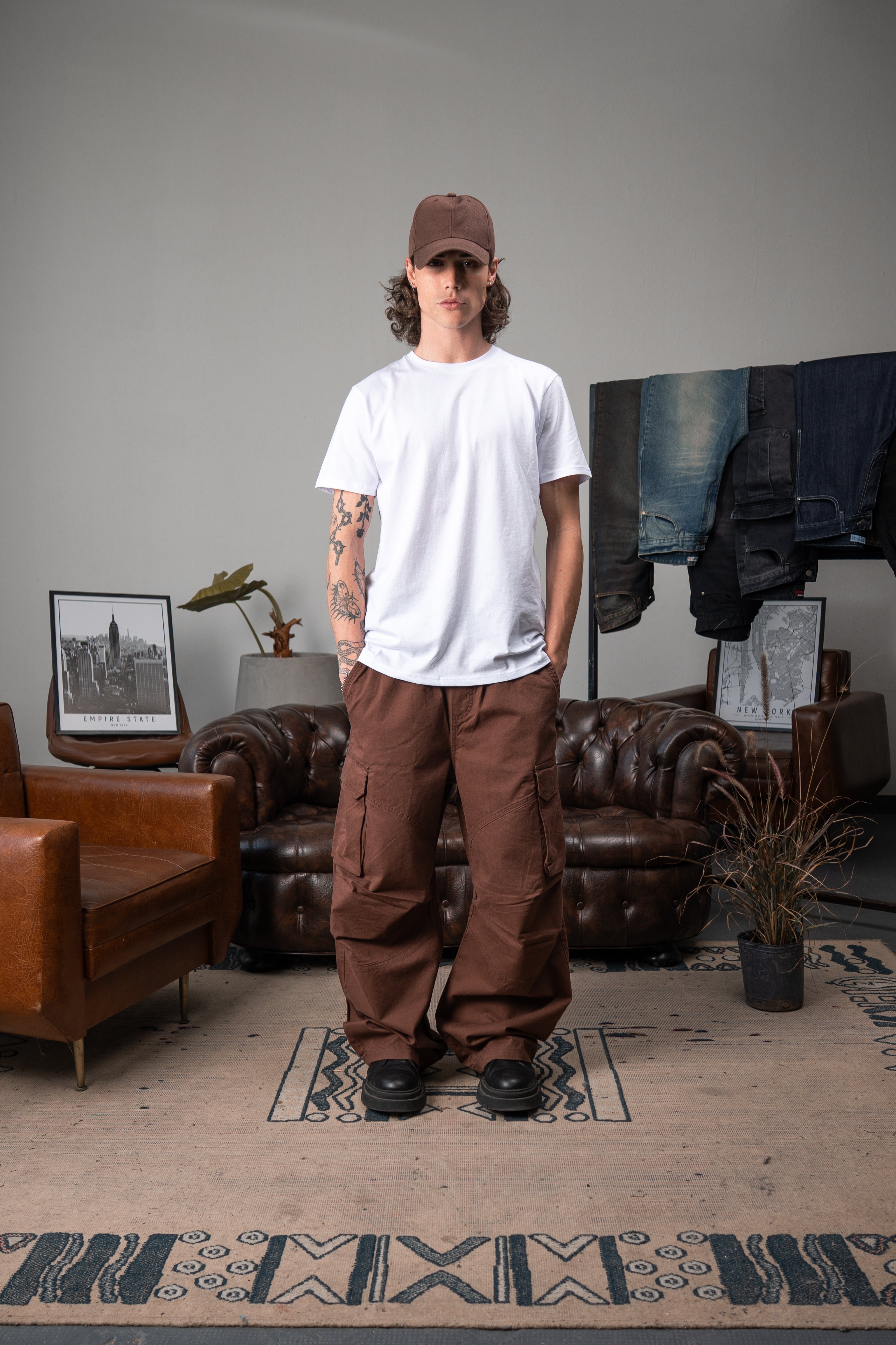 CARGO BAGGY CHOCOLATE