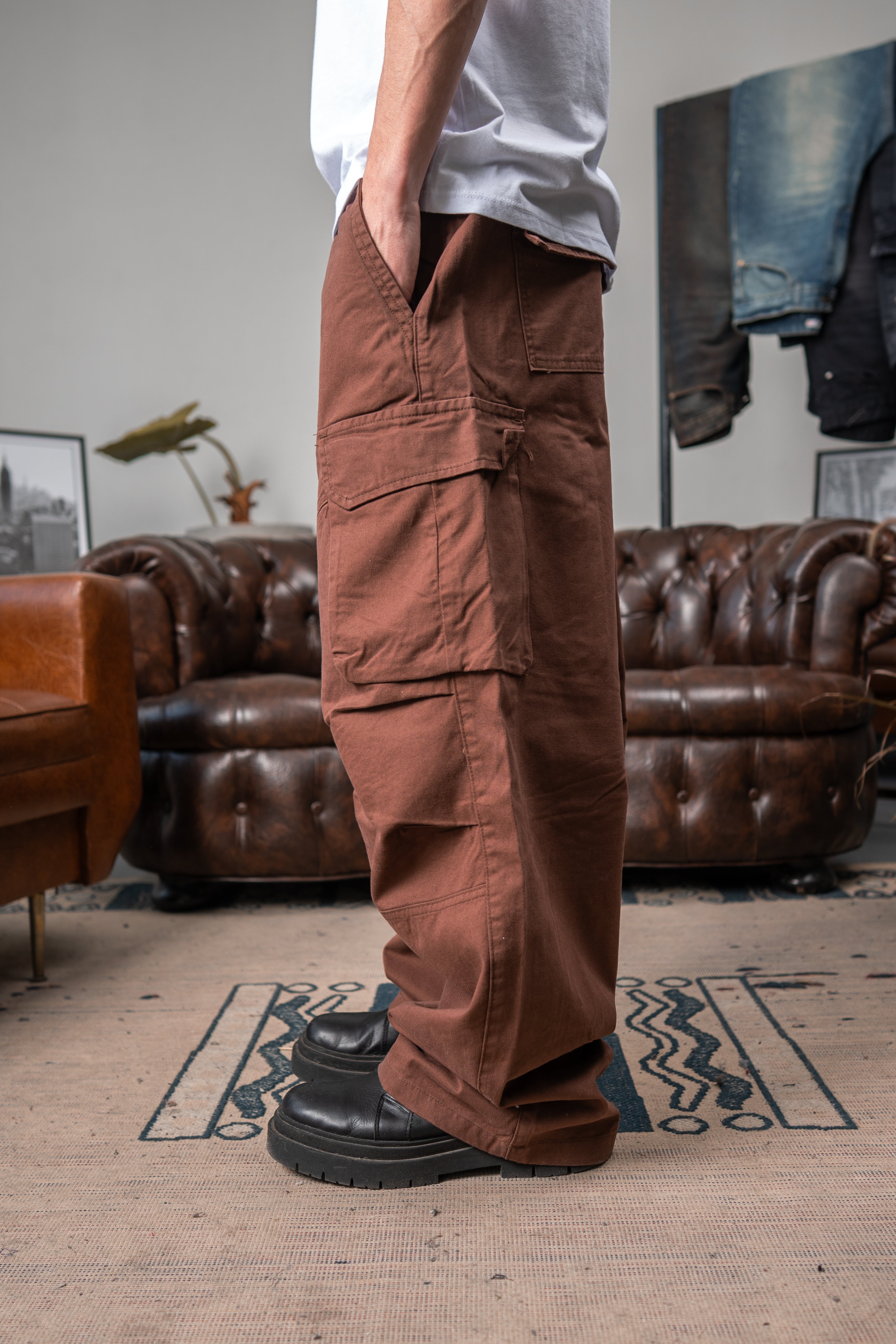 CARGO BAGGY CHOCOLATE