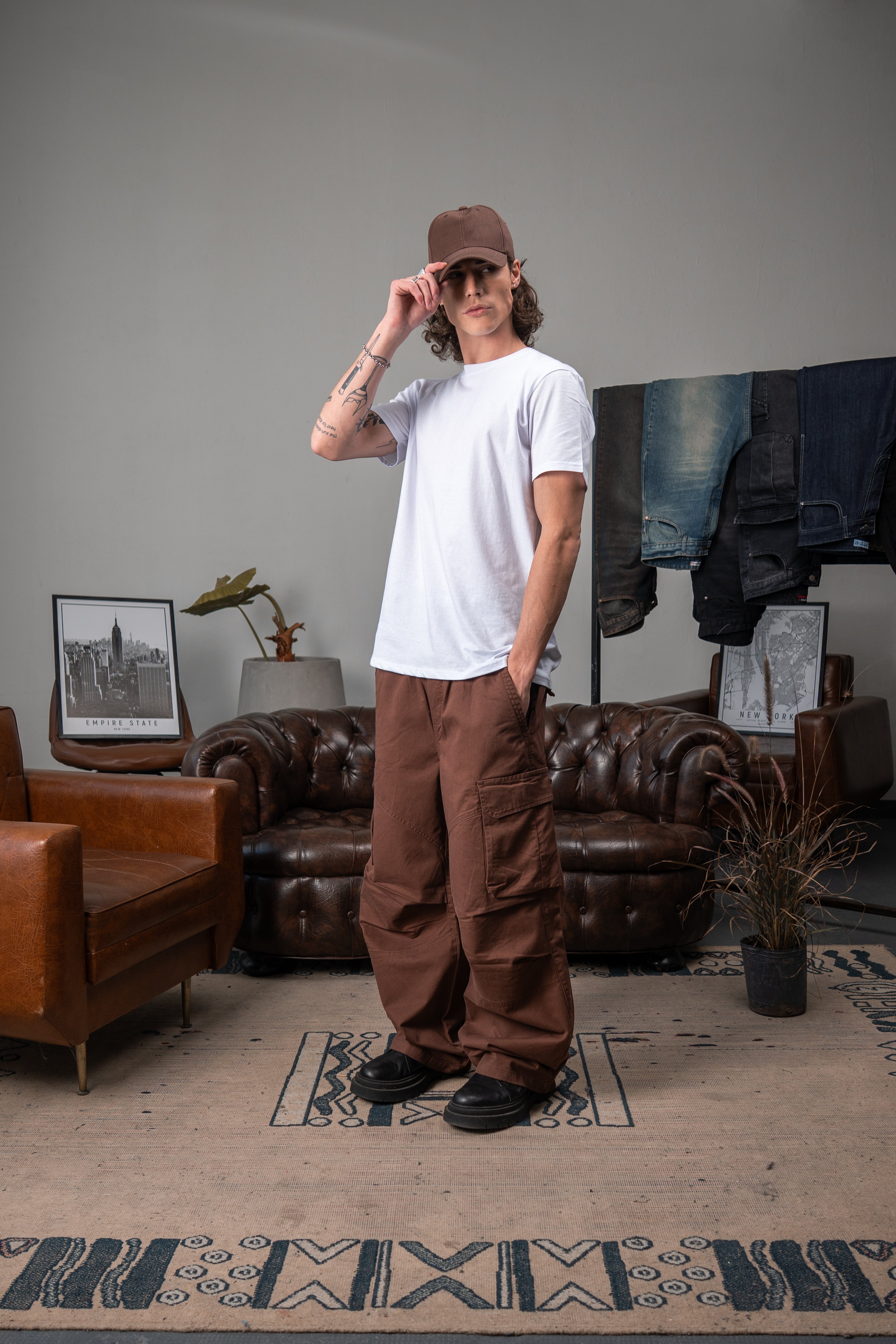 CARGO BAGGY CHOCOLATE