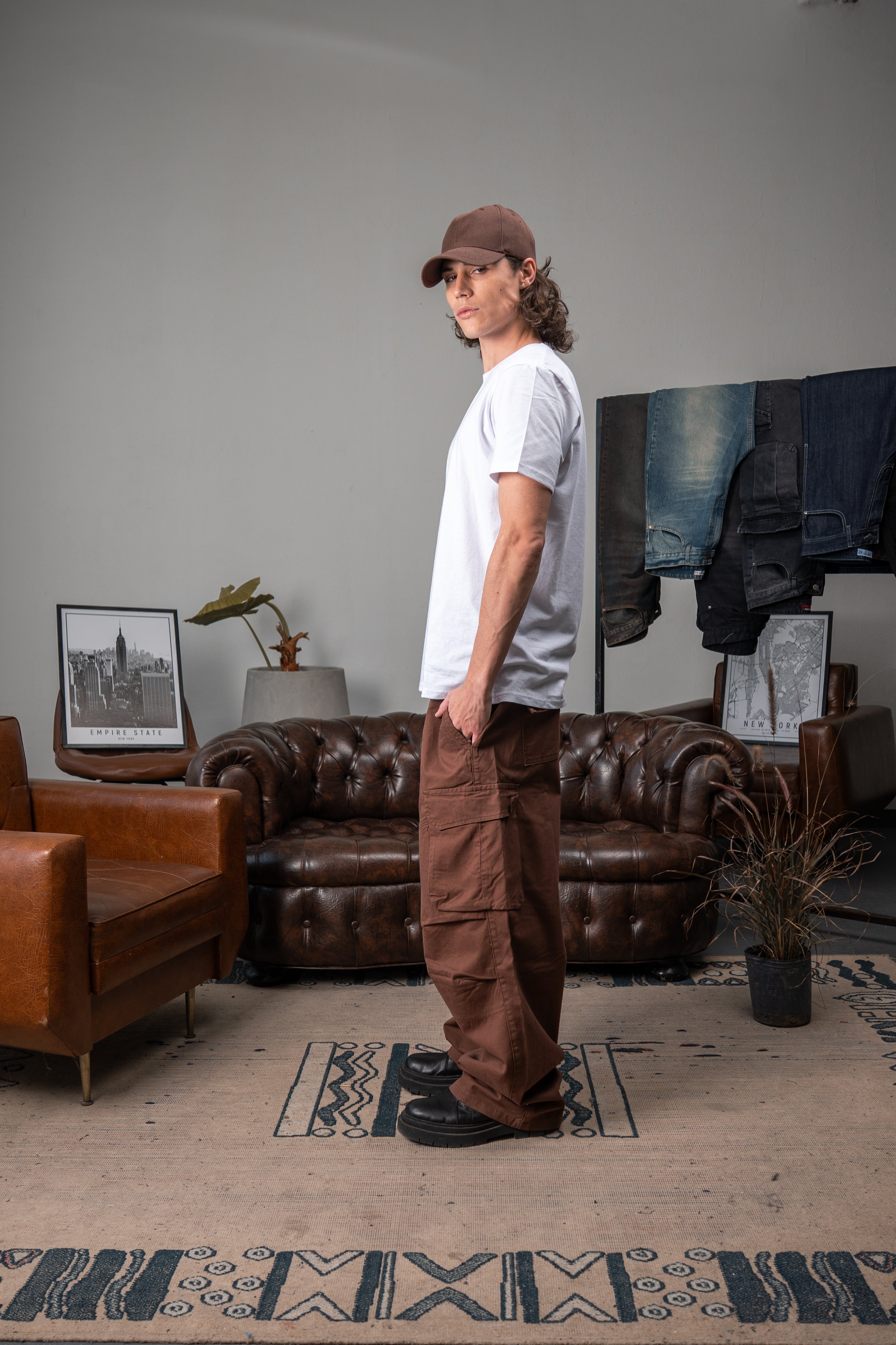 CARGO BAGGY CHOCOLATE