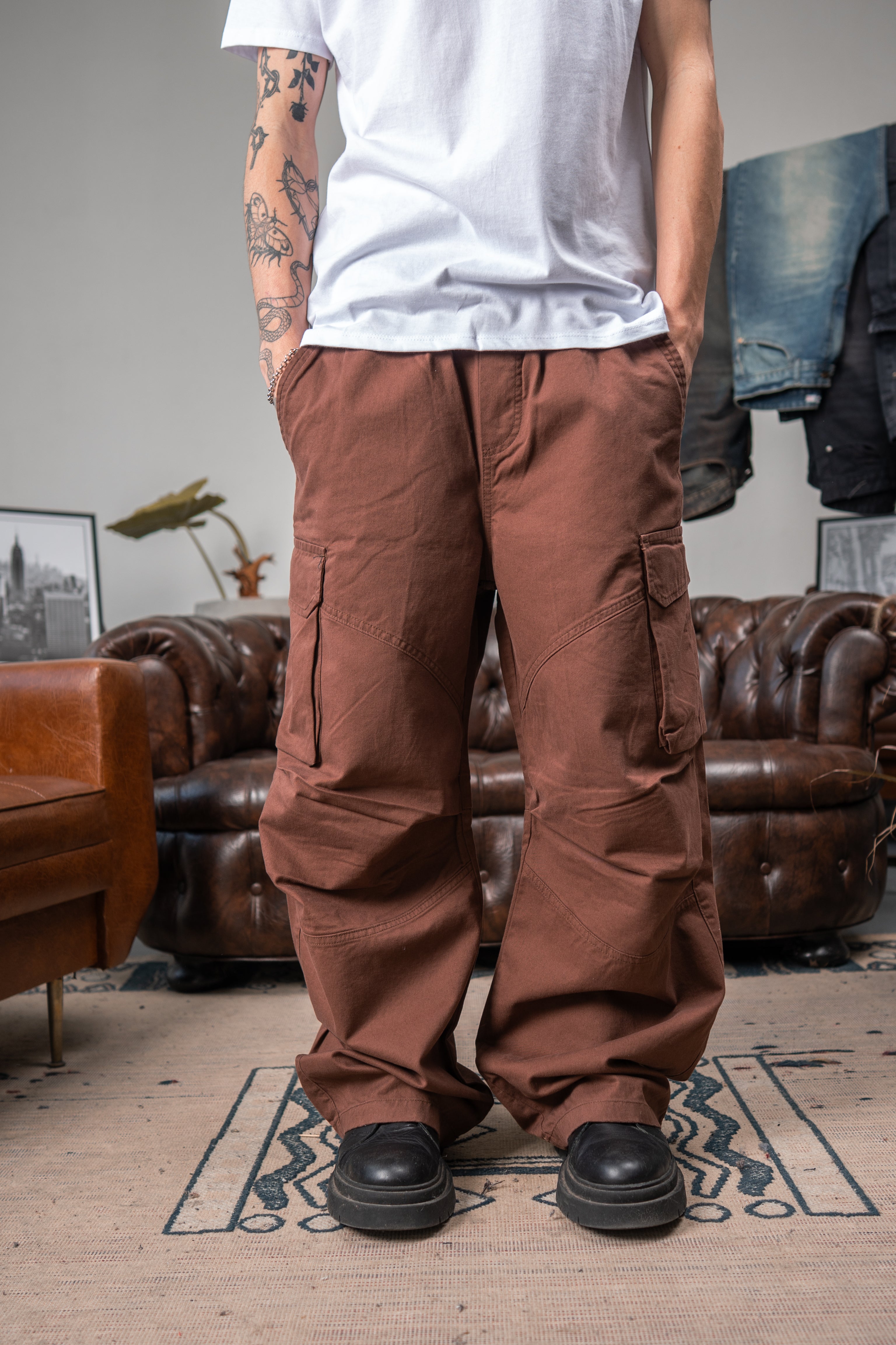 CARGO BAGGY CHOCOLATE