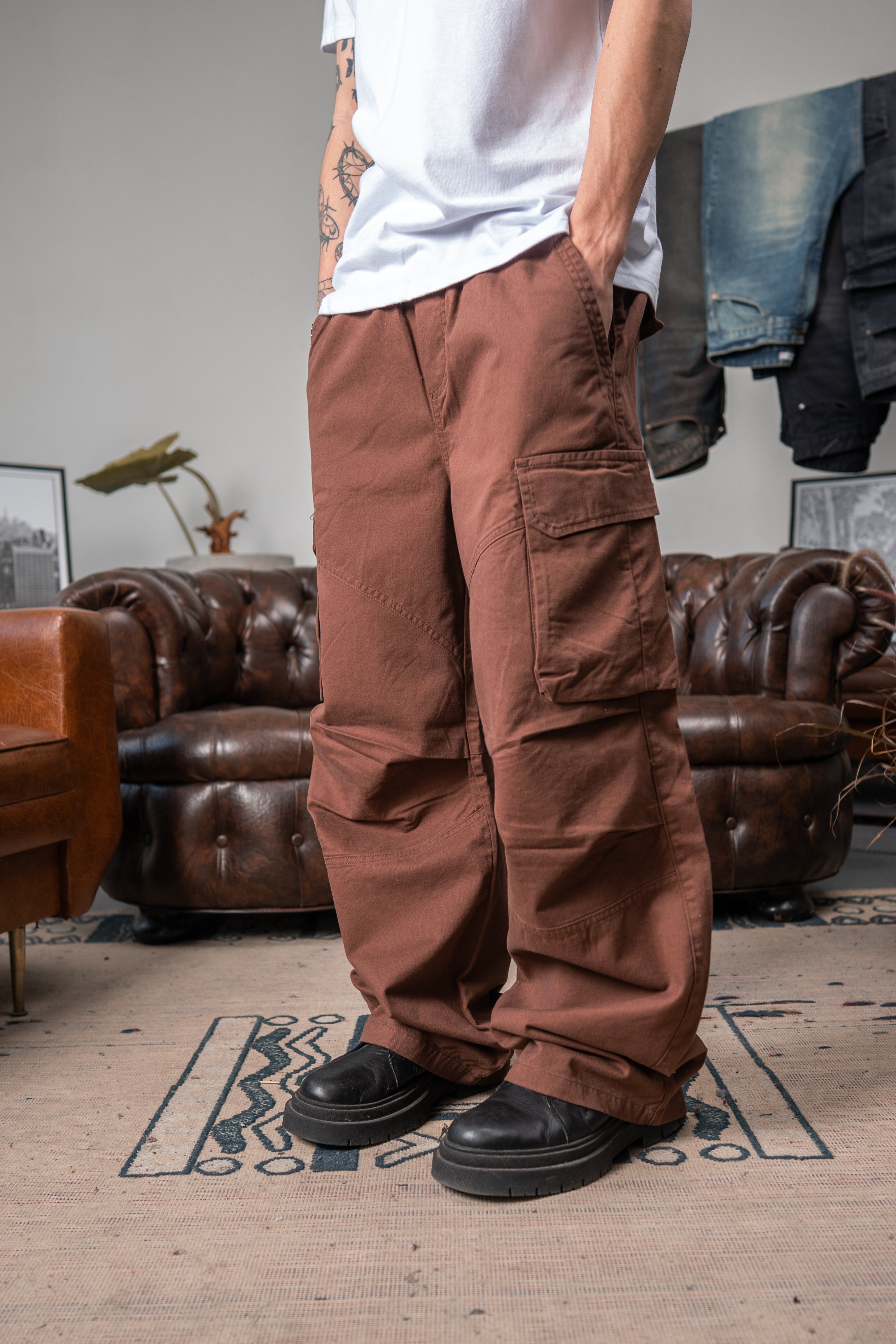 CARGO BAGGY CHOCOLATE