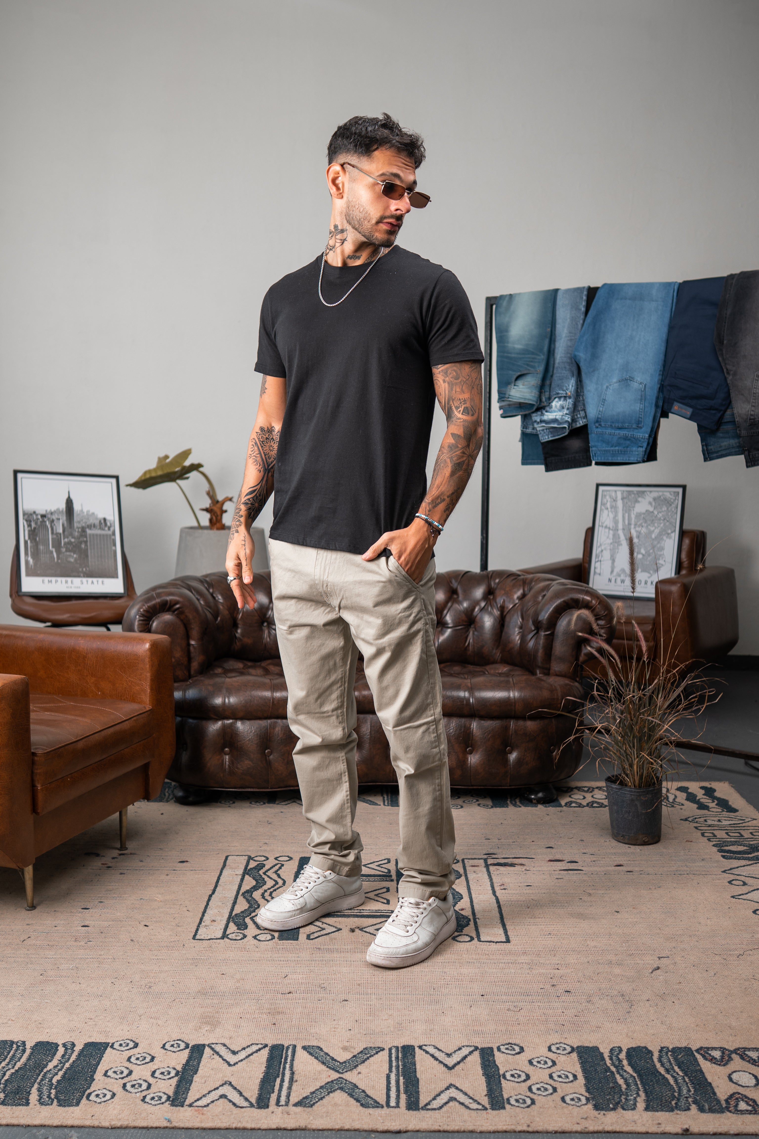 PANTALÓN CHINO PREMIUM CEMENTO