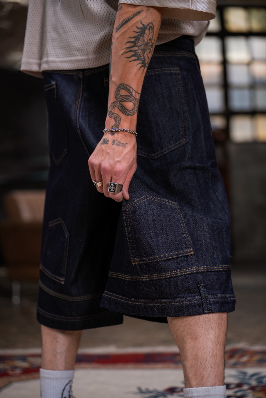 BERMUDA RAW DENIM ESPEJO