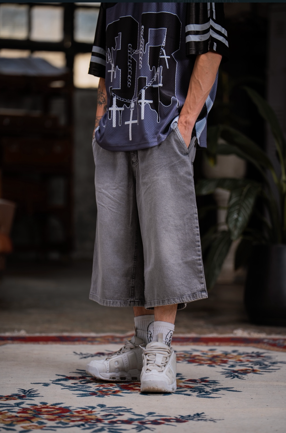 BERMUDA SUPER BAGGY “GREY”