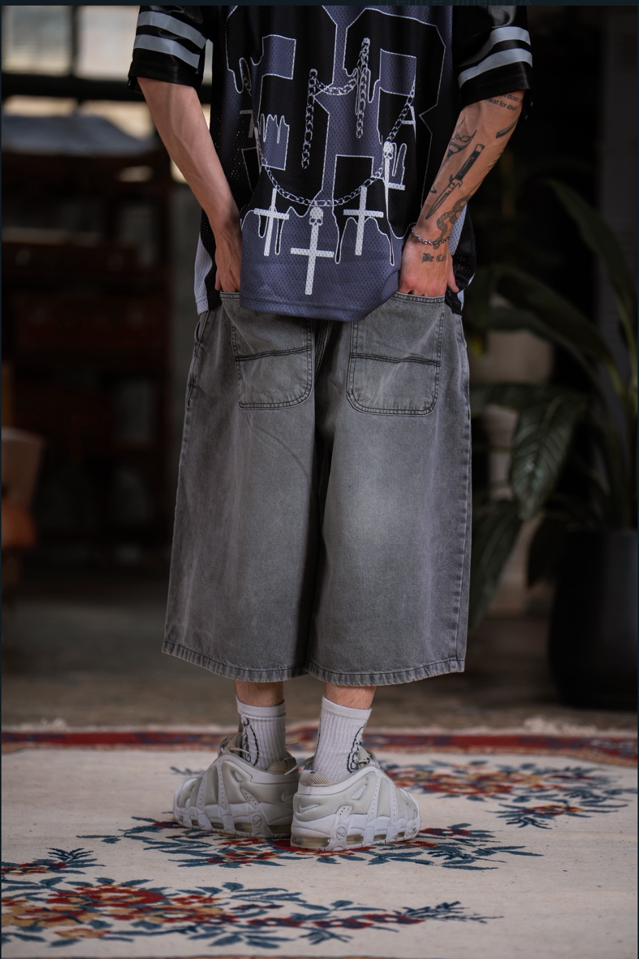 BERMUDA SUPER BAGGY “GREY”