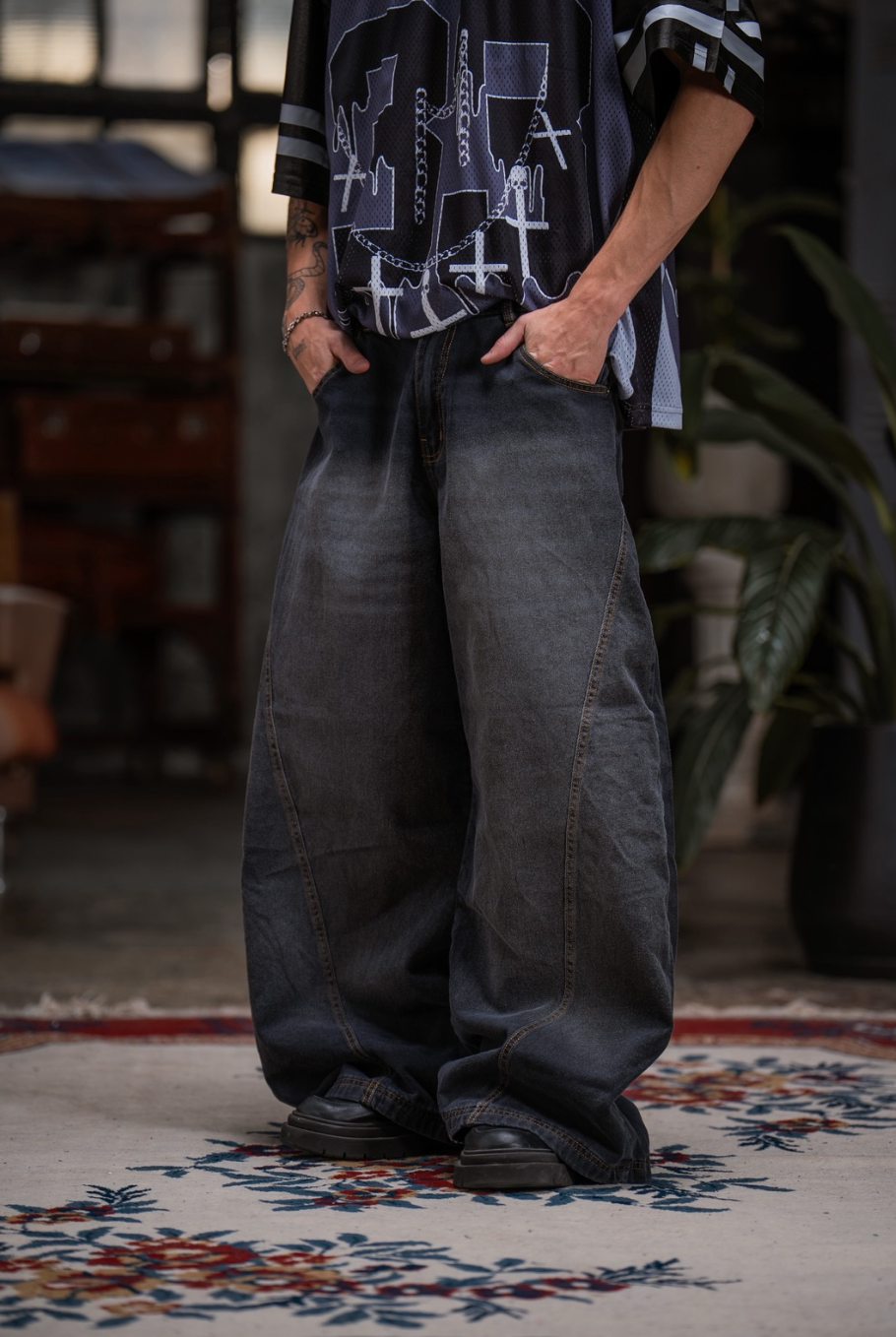 BAGGY “SUPER BALLON” NEGRO (VIP)