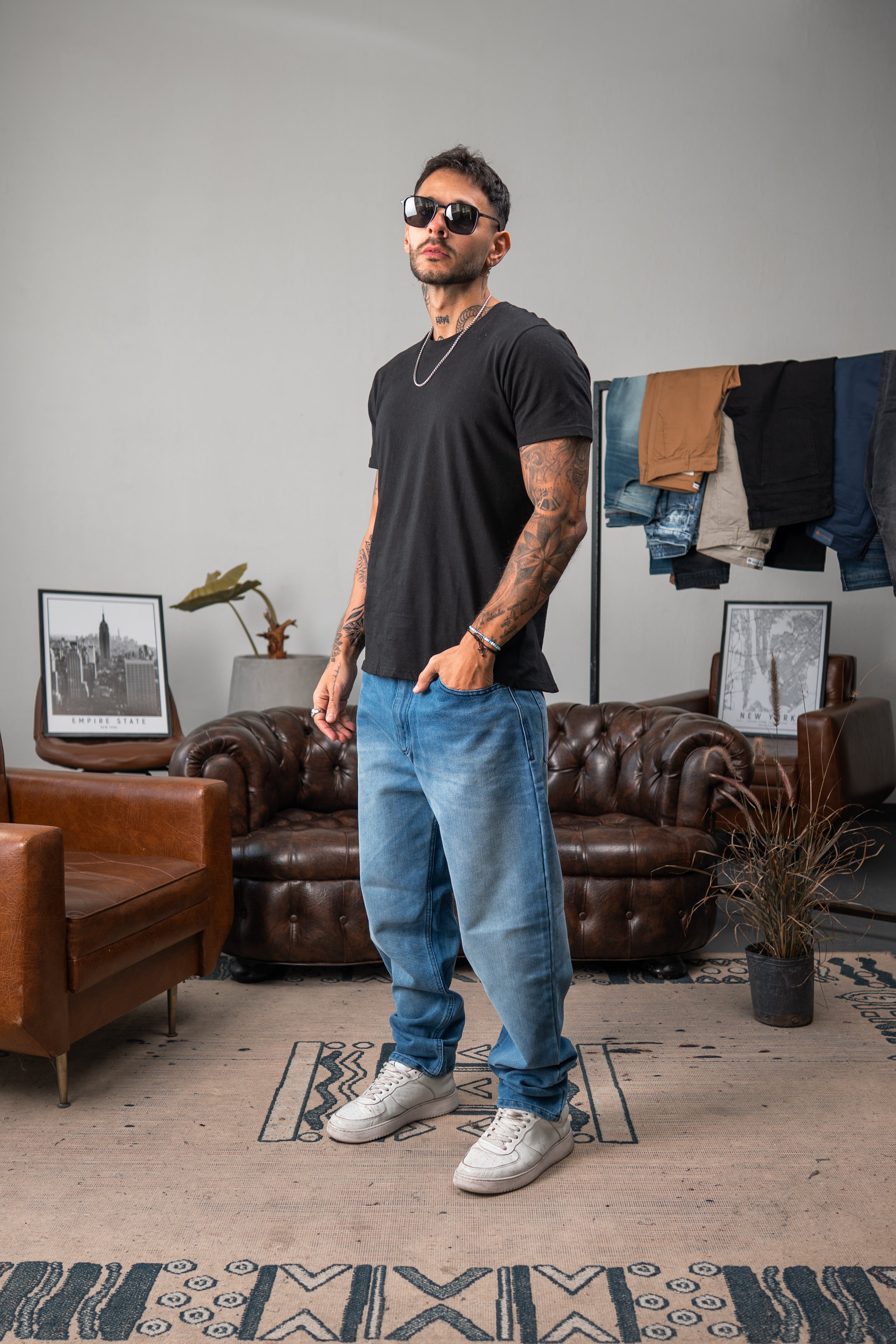 MOM BLUE DENIM (Talle Especial)