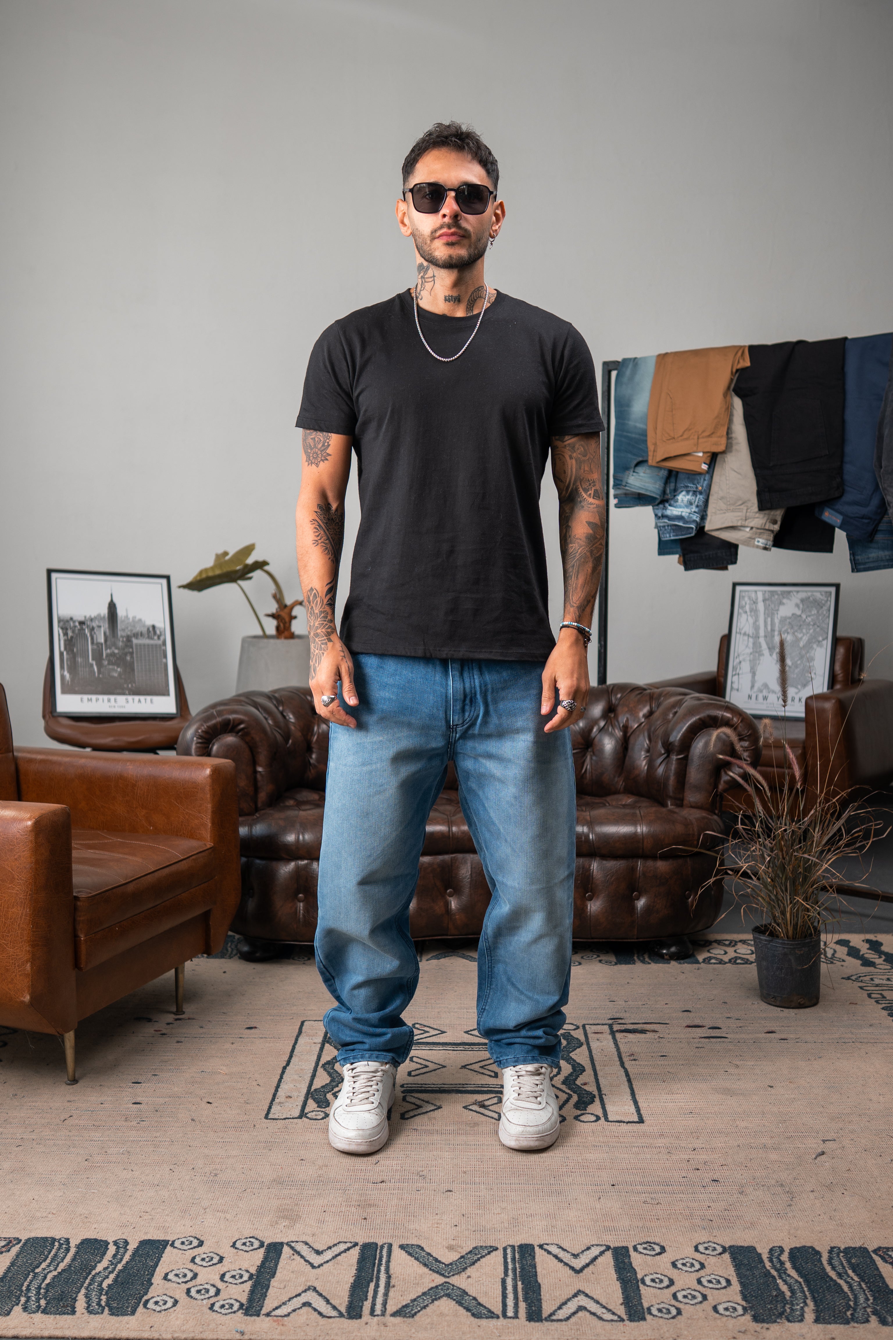 MOM BLUE DENIM (Talle Especial)