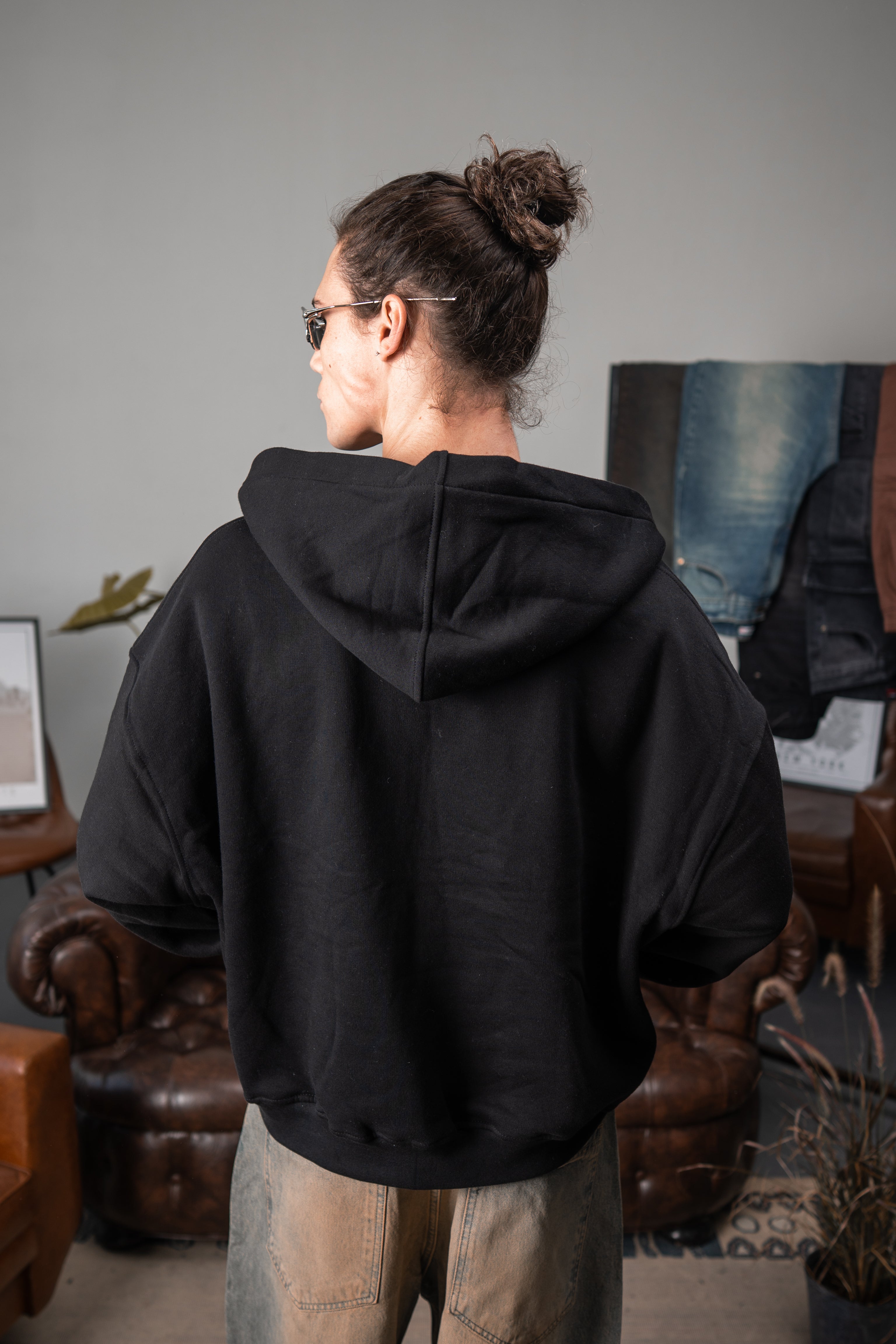 CAMPERA ZIP NEGRO