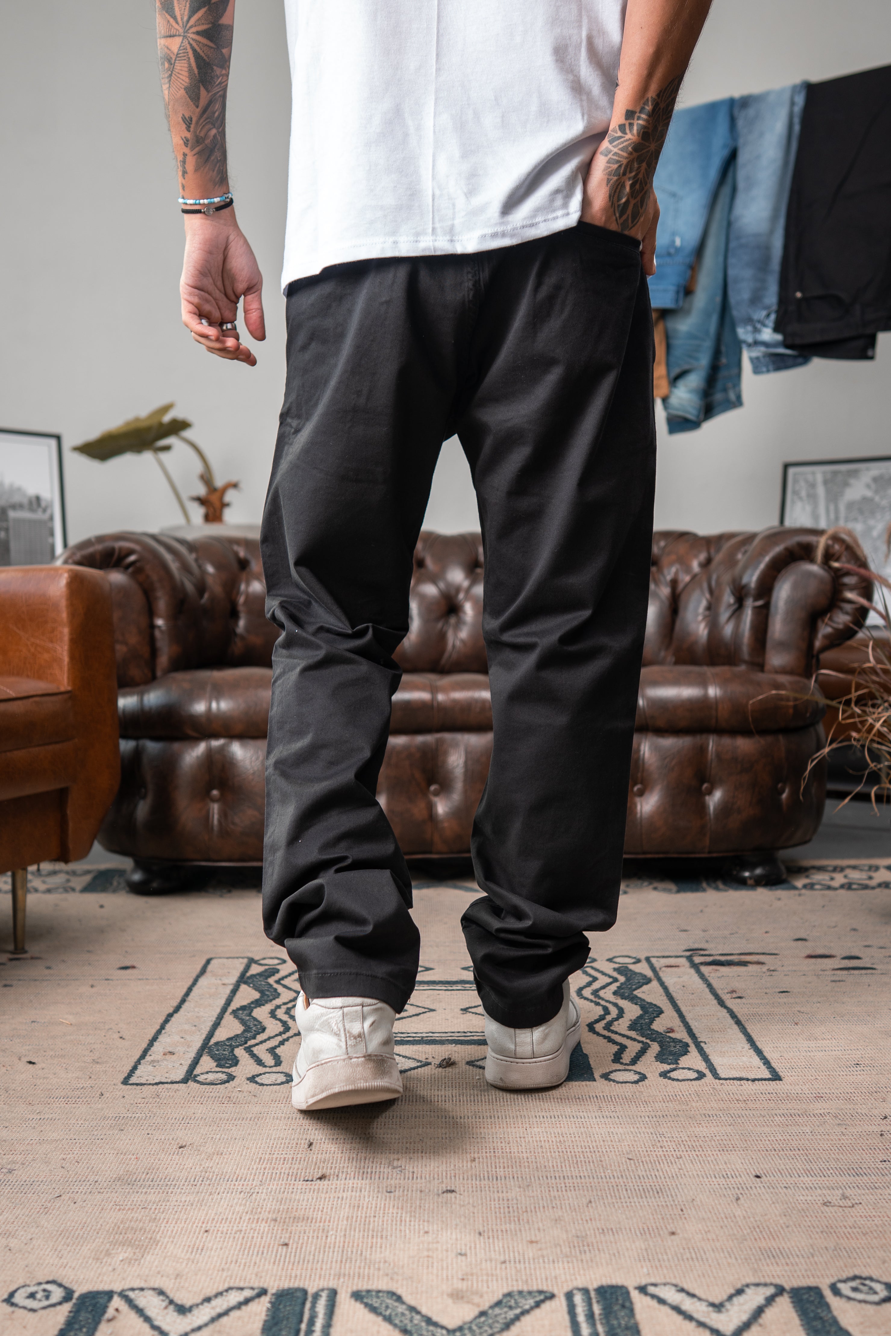 PANTALÓN CHINO PREMIUM NEGRO