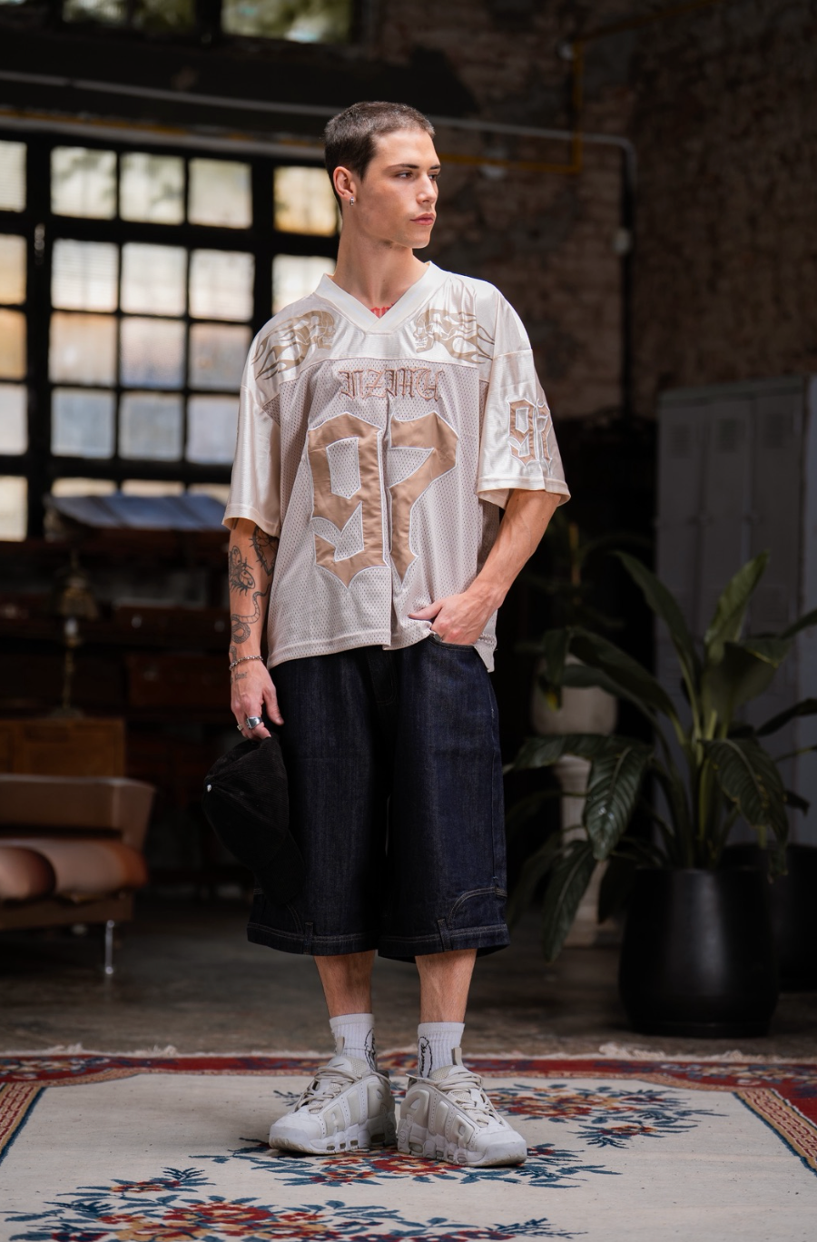 BERMUDA RAW DENIM ESPEJO