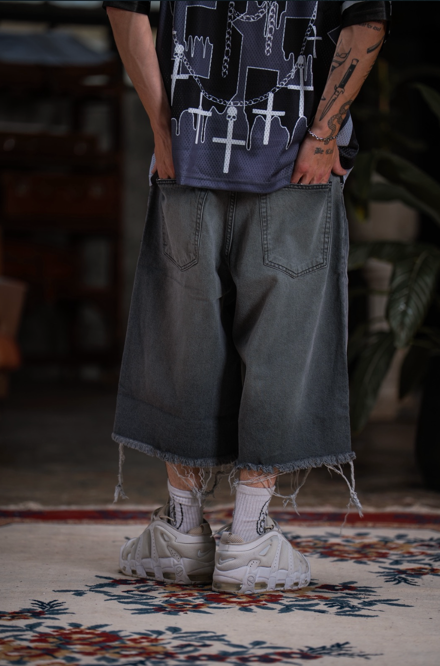BERMUDA BAGGY "GREY WASHED"