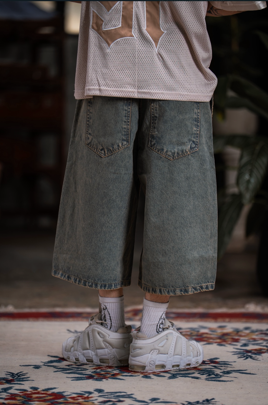 BERMUDA SUPER BAGGY “BIO SNOW”