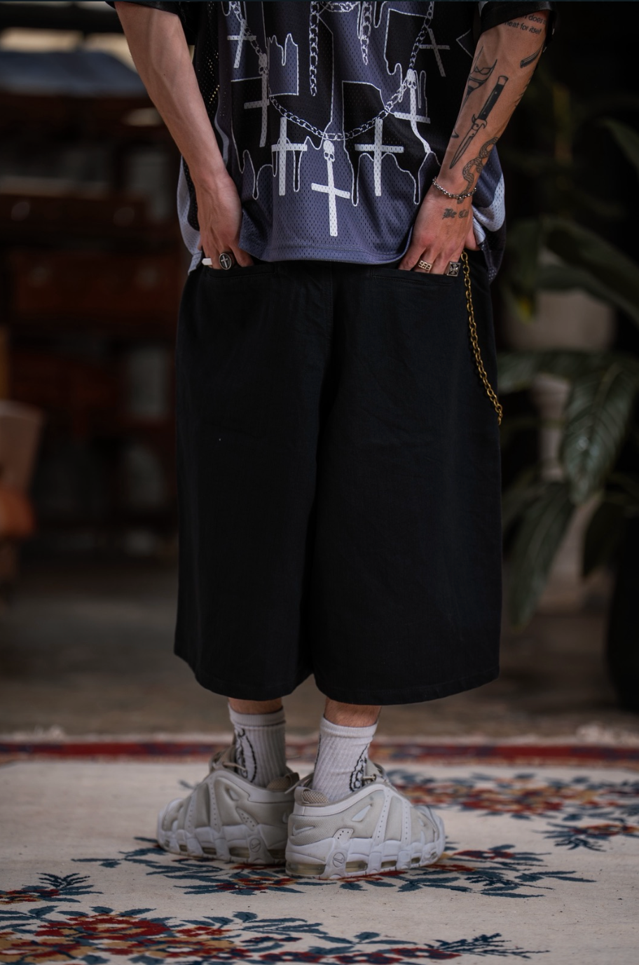 BERMUDA “RAW BLACK DENIM"