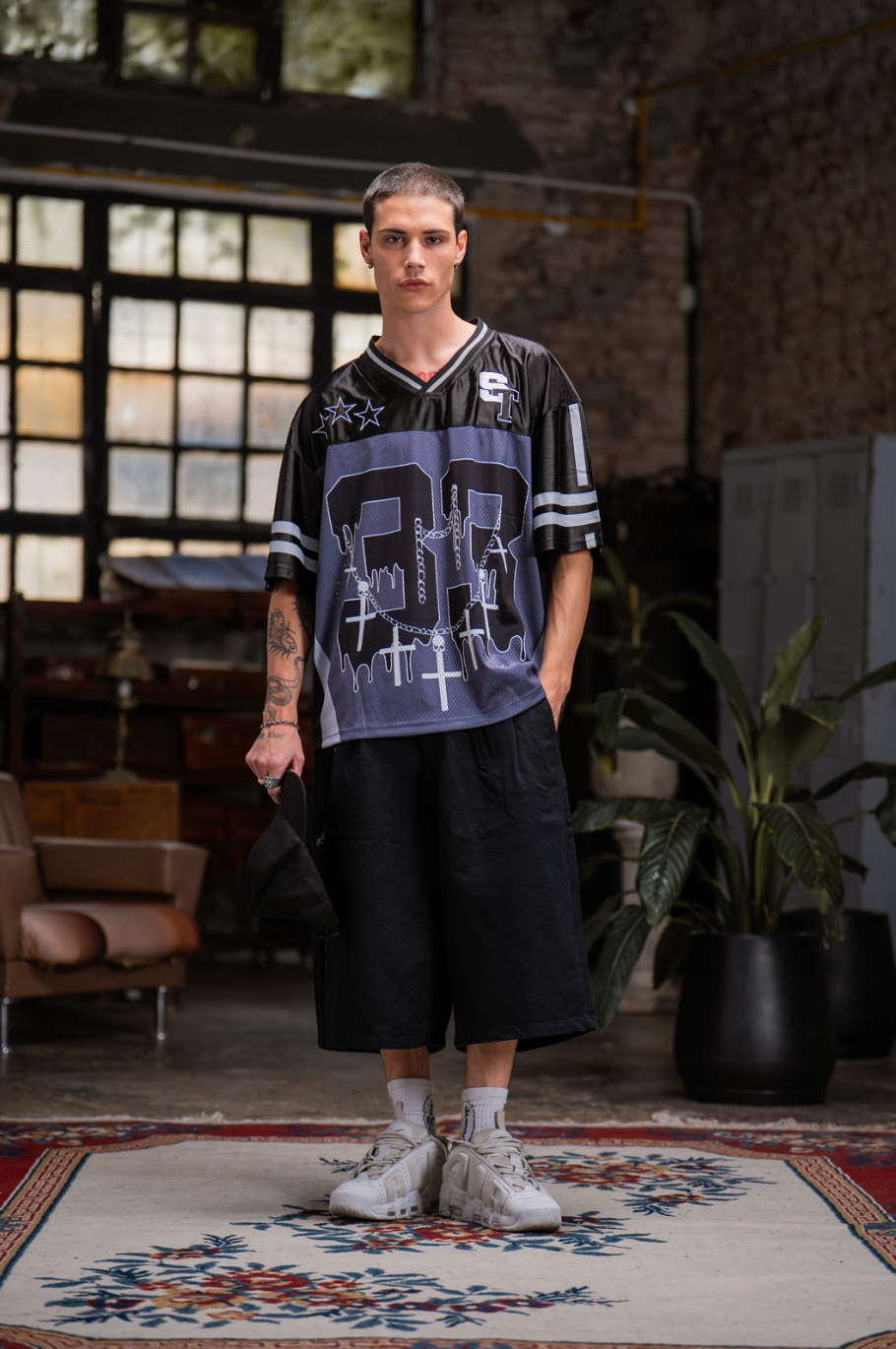 BERMUDA “RAW BLACK DENIM"