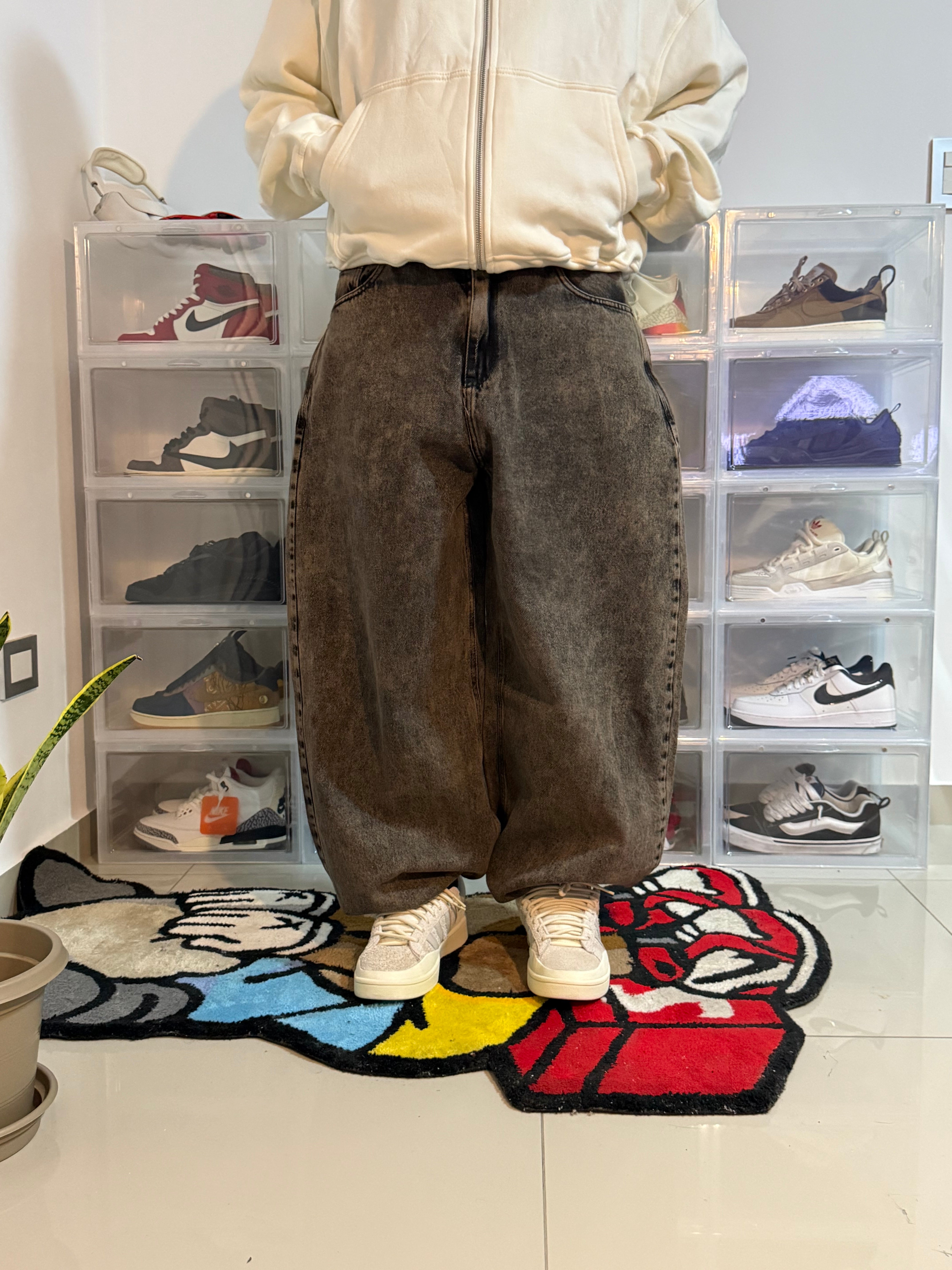 SUPER BAGGY MATT-DARK