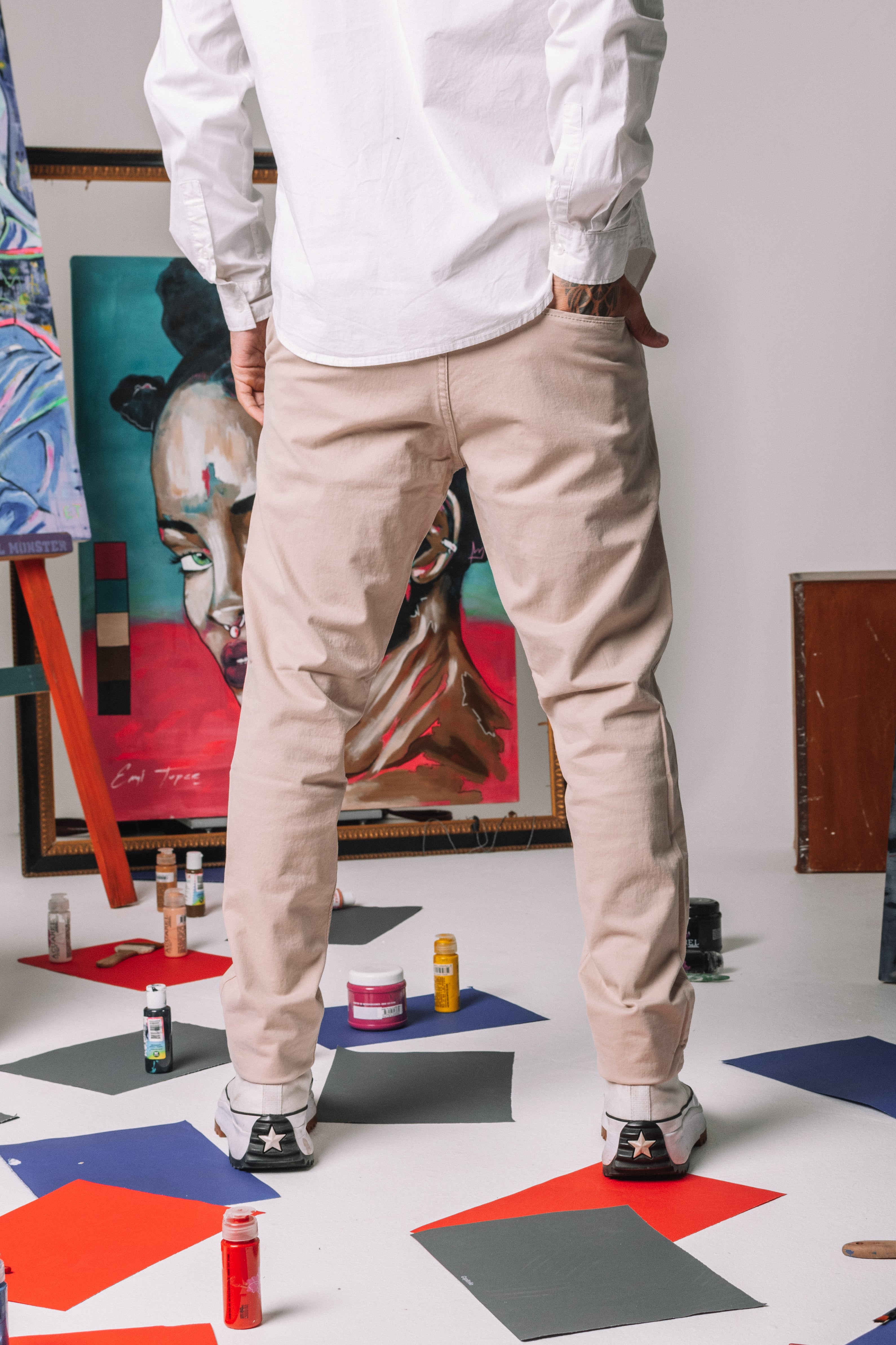 PANTALÓN CHINO BEIGE